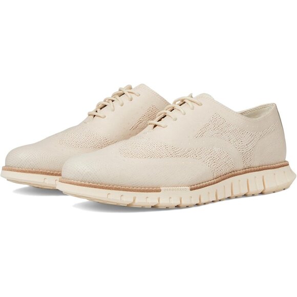 Cole‎ Haan Men's ZERØGRAND Remastered Stitchlite Wingtip Oxfords - Size 10 - Picture 1 of 5